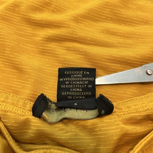 House of Harlow 1960 Sexy Summer Ruched Jersey Maxi Skirt Bronze Yellow Size XS - Picture 9 of 12